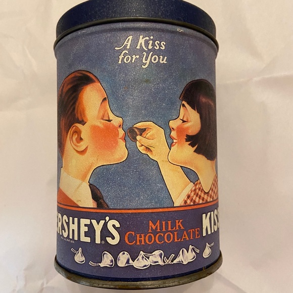 Hersheys Other - Vintage Hershey's Kisses Chocolate Tin Can